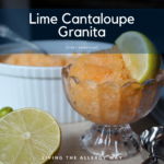 Vegan Lime Cantaloupe Granita