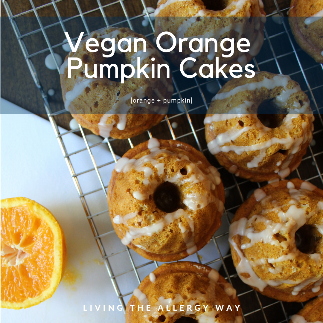 Vegan Orange Pumpkin Cakes » Living the Allergy Way