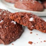 Vegan Dark Chocolate Brownie Cookies